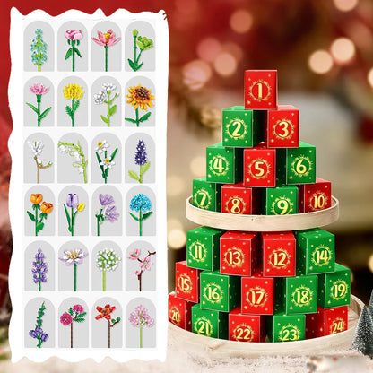 Flower Bouquet Building Block Advent Calendar Set - Liiush™